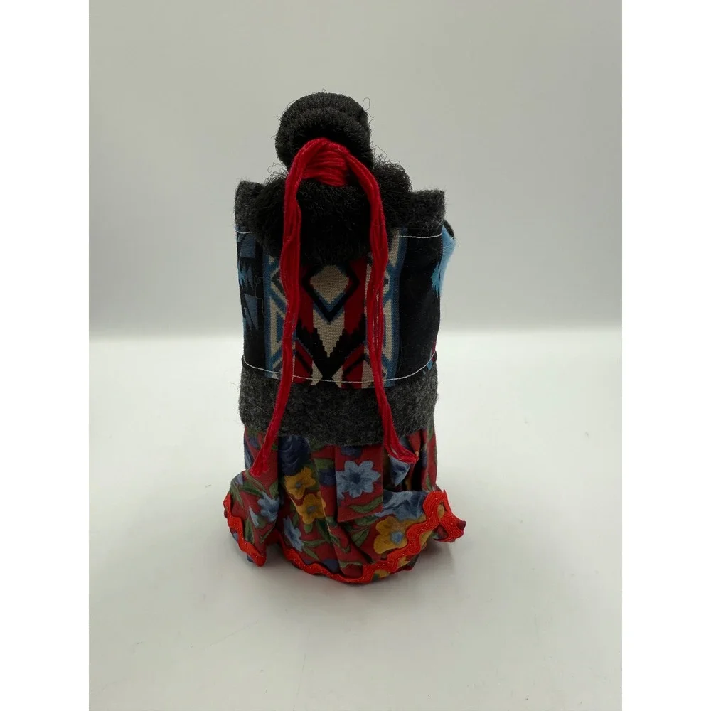 Handmade Native‎ American Storyteller Doll Mother with 5 Babies Folk Art 7.5